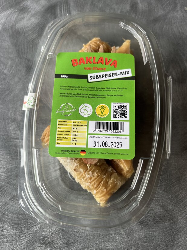 Baklava Süßspeisen Mix 200g – Dessertauswahl